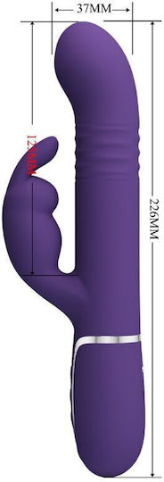 Pretty Love Coale Rabbit Vibrator 4 In 1 Purple