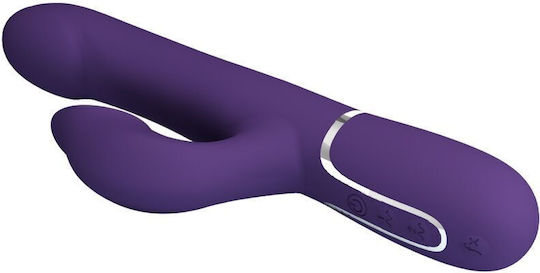 Pretty Love Zalin Rabbit Vibrator Pearls 4 In 1 Purple
