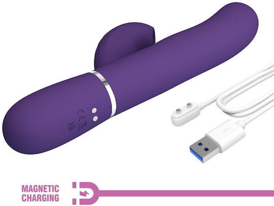 Pretty Love Perlita G-spot Vibrator 3 In 1 Multifunction Purple