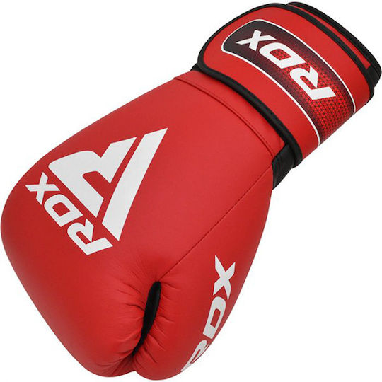 RDX RDX-APEX-PRO-RD Боксови Ръкавици Кожени за Състезание Червени