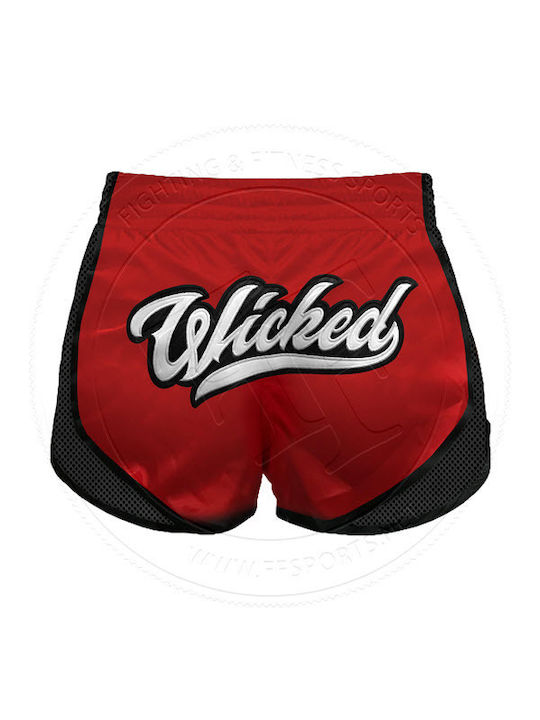 Wicked1 Shorts Kick/Thai-Boxen Rot