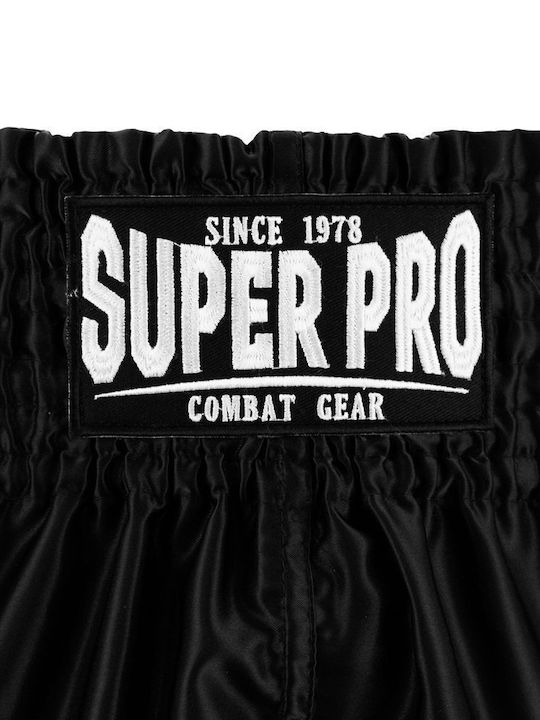 Superpro Bărbați Shorts Kick/Thai Boxing Negru