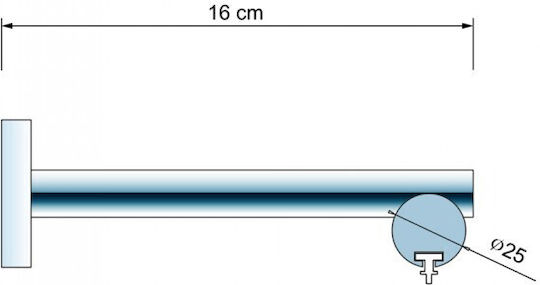 Anartisi Ilios Tapo Еднопосочен Синджир Метален в Сребрист Цвят 160εκ. 513660-01 Anartisi Ilios Tapo Еднопосочен Синджир Метален в Сребрист Цвят 160εκ. 513660-01
