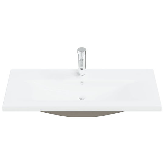 vidaXL Πάγκος με Νιπτήρα Μ90xΒ45xΥ38.5cm Καφέ