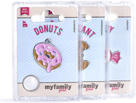 My Family Dog ID Tag Brown Metal Personalization