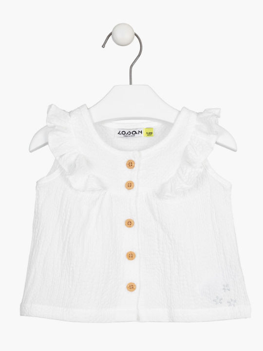 Losan Kinder Set mit Shorts Sommer 2Stück white