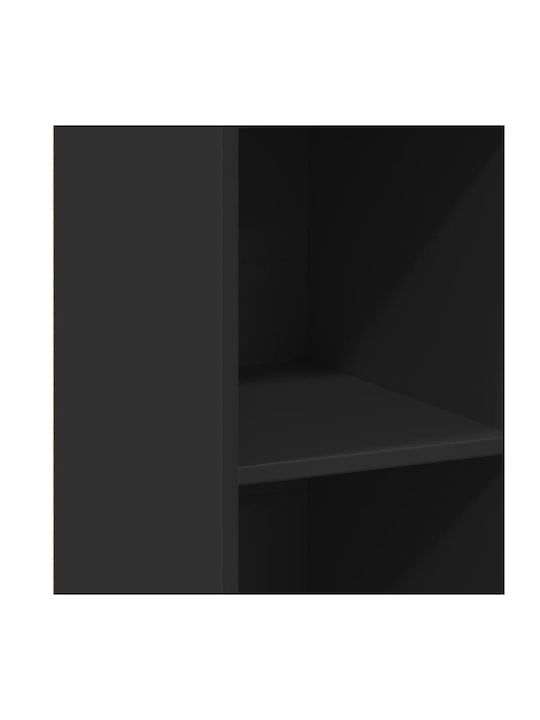 Black Bookcase 40x41x124 cm