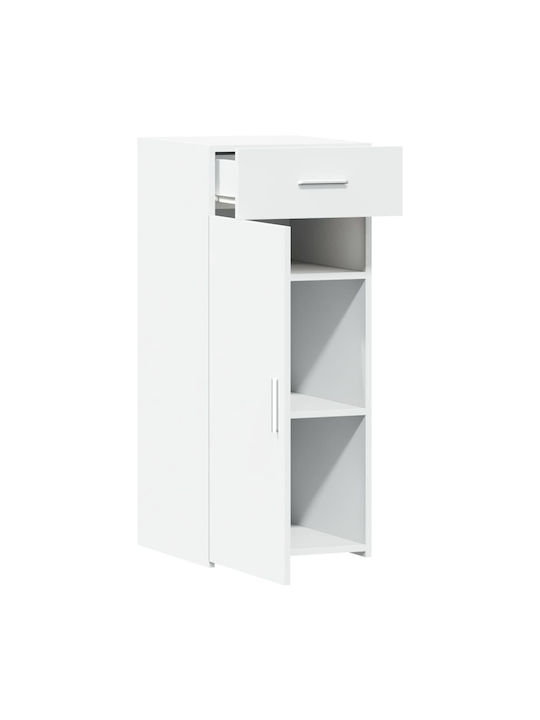 Шкаф за дневна от ПДЧ Бял 40x42.5x93см