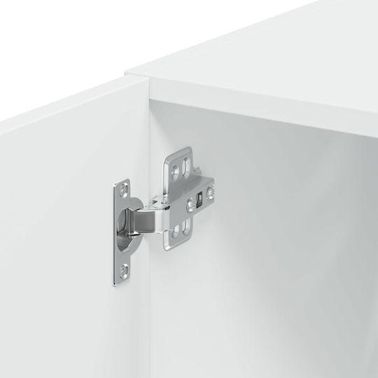 vidaXL Badezimmerschrank B80xT42.5xH40cm Weiß