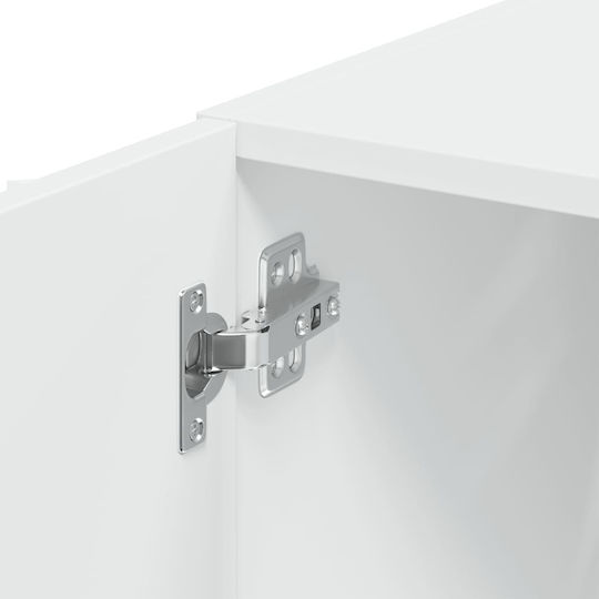 vidaXL Badezimmerschrank B30xT42.5xH40cm Weiß