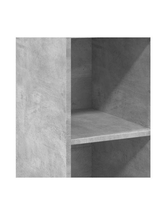 Bibliothek Grau 30x41x124cm