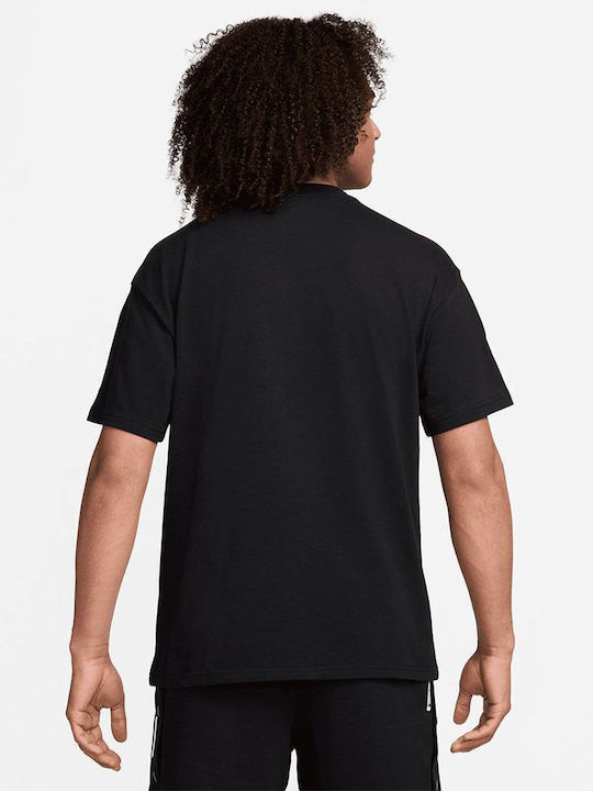 Nike Ανδρικό Αθλητικό T-shirt Κοντομάνικο Black