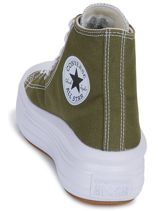 Move Platform Damen Stiefel Grün