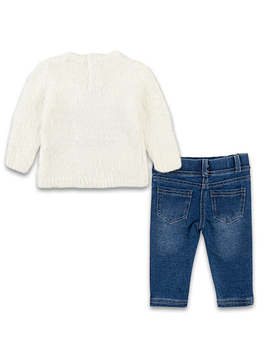 Losan Kinder Set mit Hose Winter 2Stück ecru