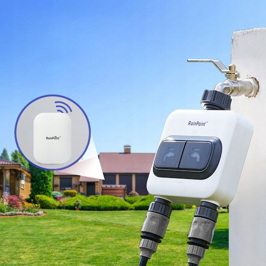 Central Control Double Irrigation Controller Wifi Rain Sensor Pro Set 2x Ανταλλακτικό Ηλιακού Θερμοσίφωνα