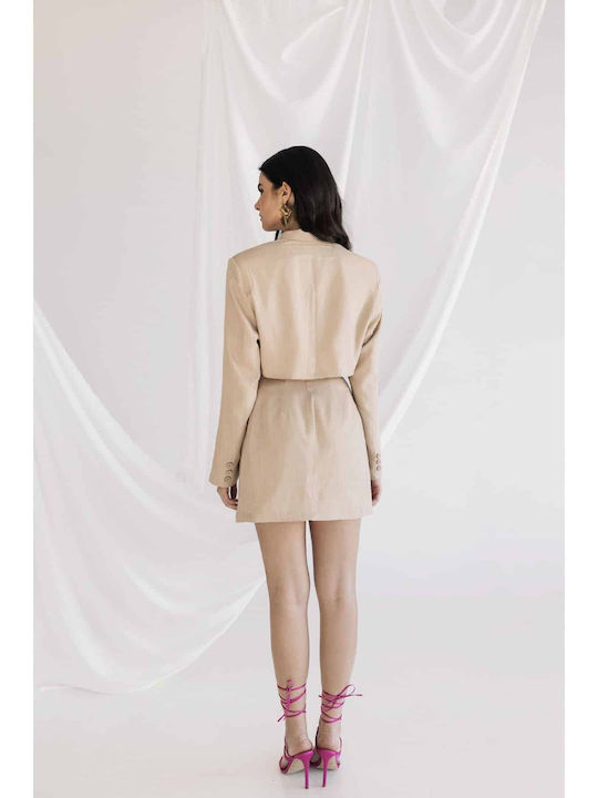 Ciel Concept Linen Reworked Sand Skirt