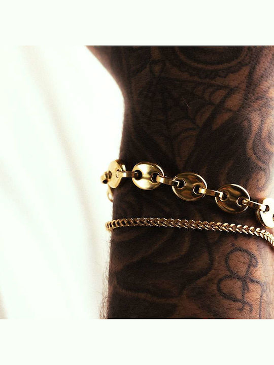 Goldsmith Chain Hand made of Stainless Steel Length 20cm