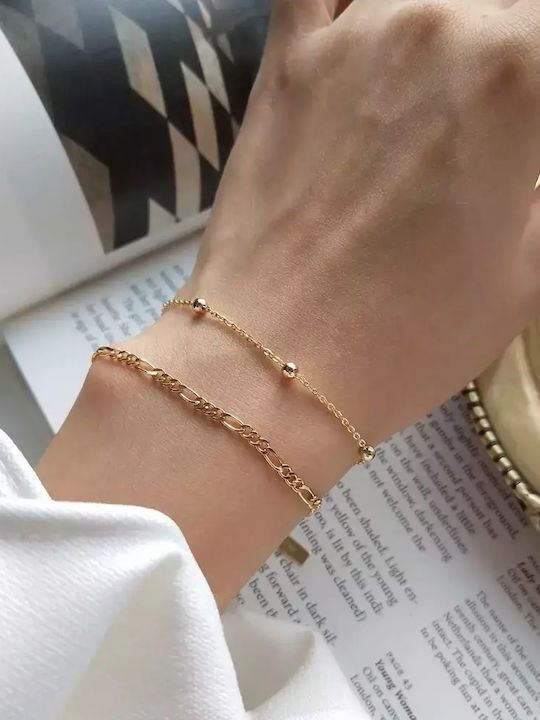 Goldsmith Αλυσίδα Λαιμού από Ατσάλι Λεπτή Πάχους 2mm και Μήκους 50cm