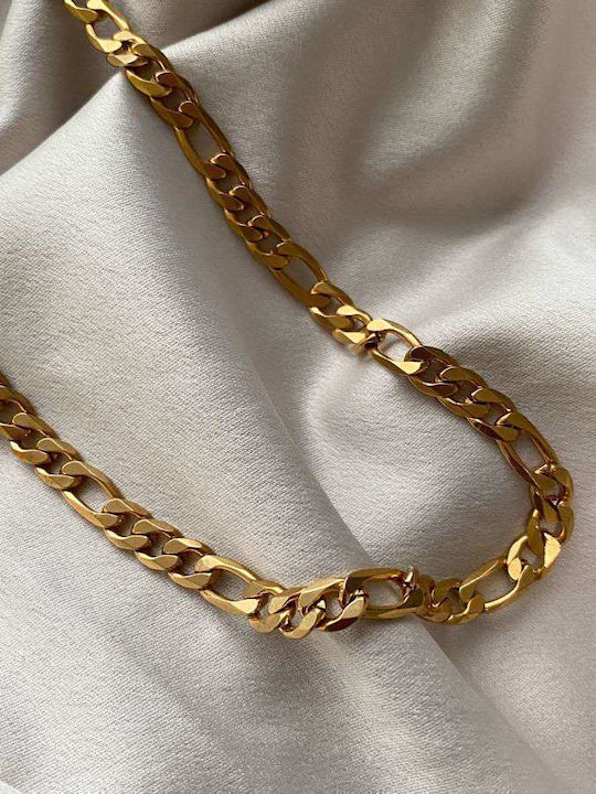 Goldsmith Αλυσίδα Λαιμού από Ατσάλι Λεπτή Πάχους 2mm και Μήκους 50cm