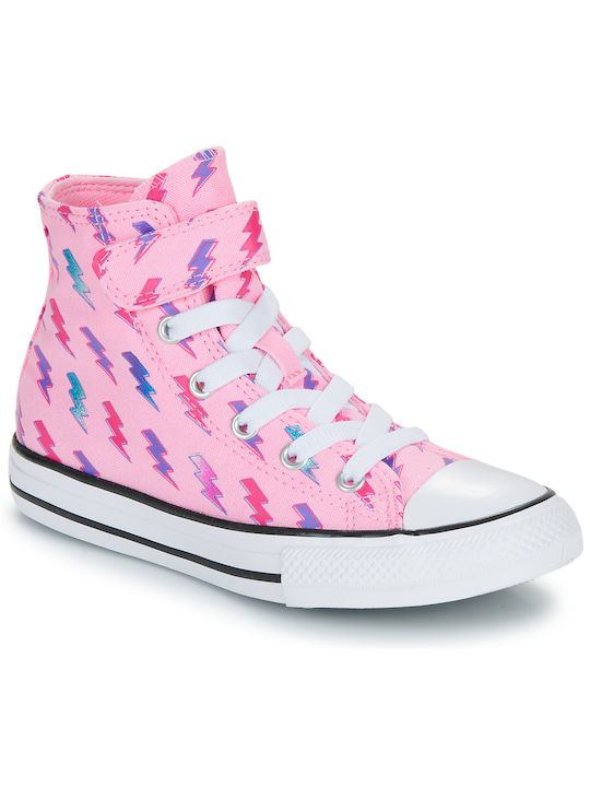 Converse Kinder-Sneaker Hoch Easy On Rosa