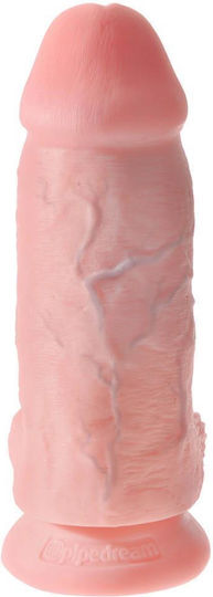 Boss Of Toys Dildo mit Hoden und Saugnapf Fleisch 22.9cm