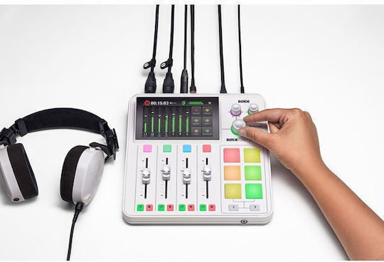 Rode Rodecaster Duo Ψηφιακή Κονσόλα & Bluetooth White