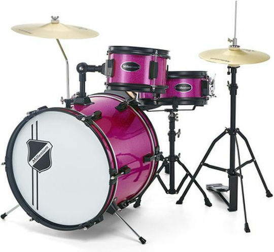 Millenium Youngster Drum Set Drum Set Pink