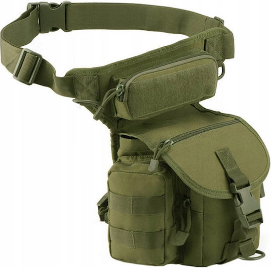 Verk Group Militärische Tasche Oberschenkel Grün