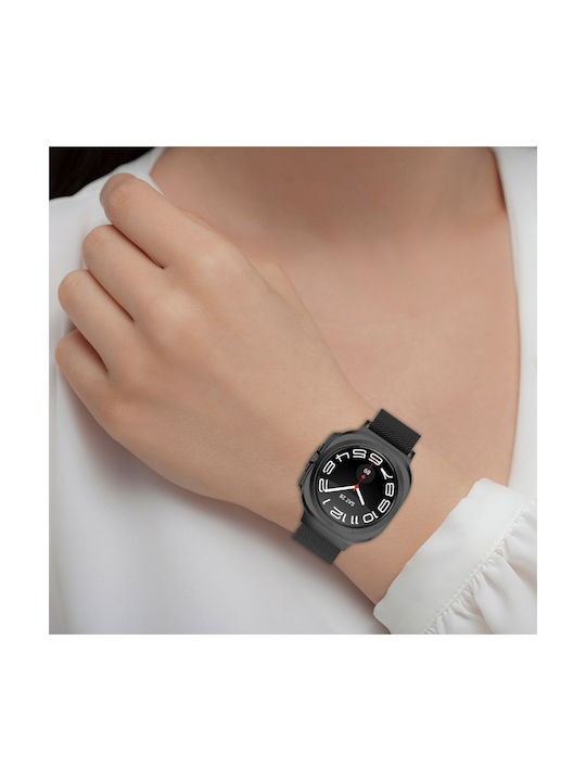Tech-Protect Milaneseband Curea Oțel inoxidabil Aur (Galaxy Watch Ultra)