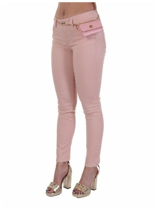 Liu Jo Women's Fabric Trousers Pink