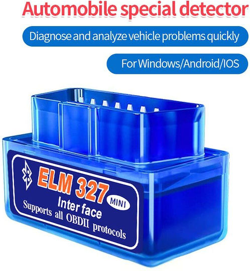 Fahrzeugdiagnosewerkzeug ELM 327 OBD 2 mit Bluetooth