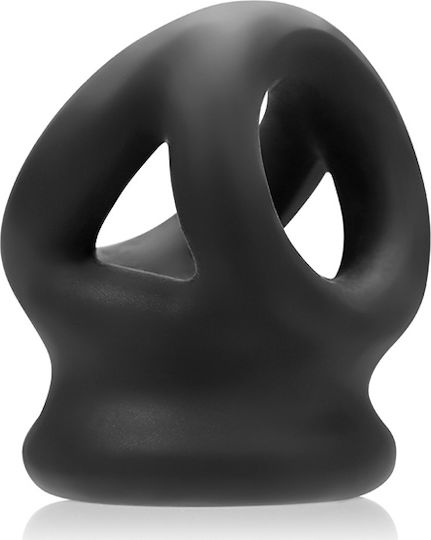 Oxballs Tri-squeeze Cocksling Ballstretcher Black Os
