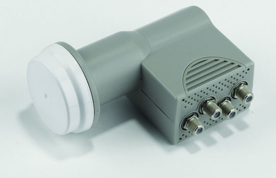Telesystem TS401F Quad Universal LNB Quad (4 Εξόδων) με Χαμηλό Όριο Θορύβου 0.5dB