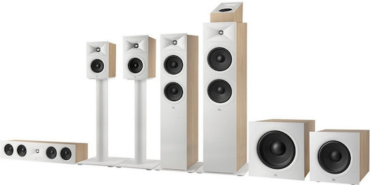 JBL Stage 245C Boxă Hi-Fi Central 150W L74xA21.7xÎ15.6cm. Alb