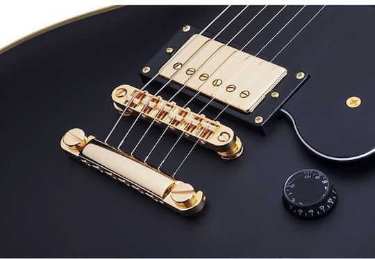 Schecter Solo II Custom ABSN Ηλεκτρική Κιθάρα Single Cut με HH Διάταξη Μαγνητών Aged Black Satin