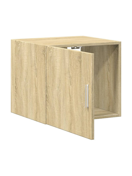Wall Living Room Cabinet made of Particle Board Oak 45x42.5x40cm