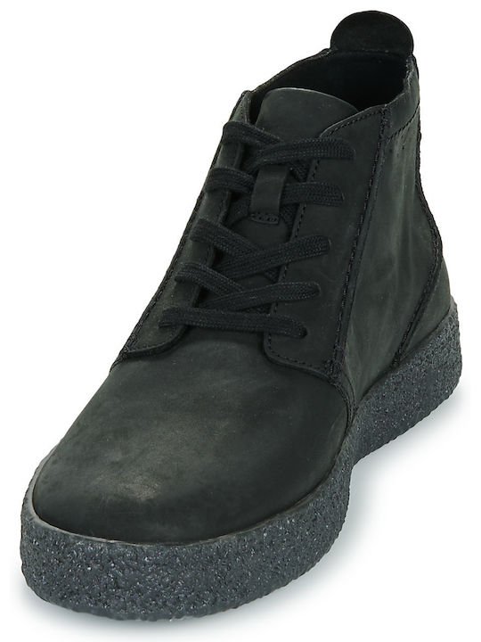 Streethill Mid Leather Black Men's Boots Anatomical