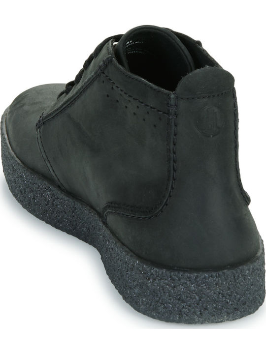 Streethill Mid Leather Black Men's Boots Anatomical