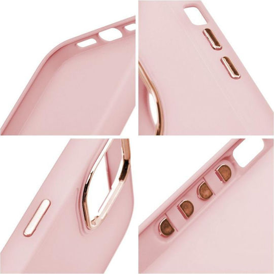 Forcell Frame Back Cover Σιλικόνης / Πλαστικό Ροζ (Redmi Note 11 / 11S 4G)