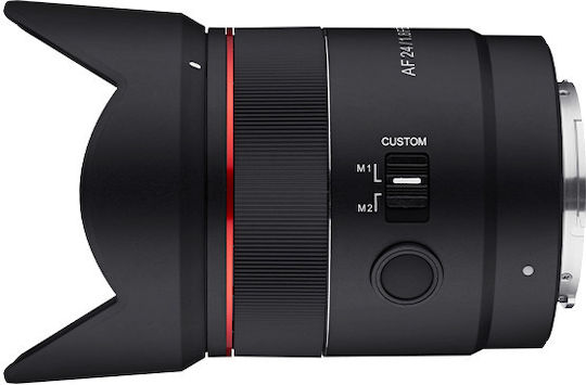 Samyang Full Frame Φωτογραφικός Φακός 24mm F/1.8 AF Wide Angle για Sony E Mount Μαύρος