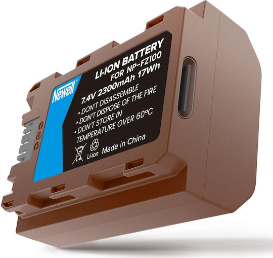 Newell Μπαταρία Φωτογραφικής Μηχανής Np-fz100 Usb-c NL3261 2300mAh Συμβατή με Sony