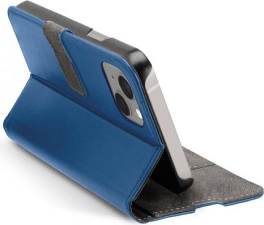 SBS Brieftasche Synthetisches Leder Blau (iPhone 14)