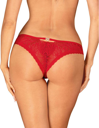 Boss Of Toys Frau Sexy Slip mit Spitze Rot