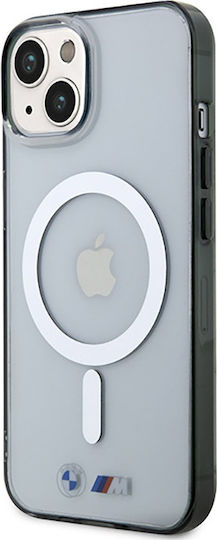 BMW Silver Ring Magsafe Back Cover Silicone Silver (iPhone 14 Plus)