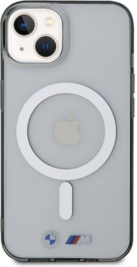 BMW Silver Ring Magsafe Back Cover Silicone Silver (iPhone 14 Plus)
