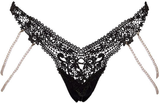 Boss Of Toys Damentasche Sexy String mit Spitze Schwarz