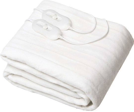 TnS Double Electric Washable Blanket White 50W 140x160cm