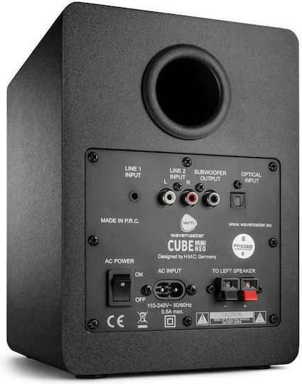 Wavemaster Cube Mini Neo Active Speaker 2 No of Drivers 36W Black (Pair)