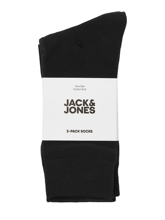 Jack & Jones Ανδρικές Κάλτσες Black 3Pack