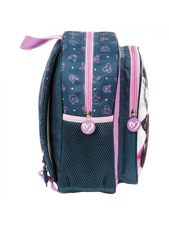 Derform Ghiozdan De Spate Scoala Primara Cu Husă Pentru Sticlă De Apă Multicolor 23 x 14 x 29 cm